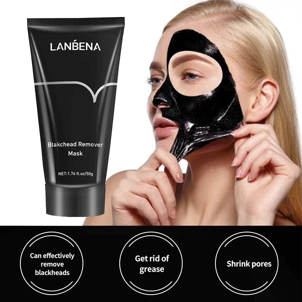 LANBENA Remove Blackhead Mask Shrinking Pore Deep Cleaning Mask Improve Rough SkinAnti-Acne Brighteing Skin Care Oasis Select