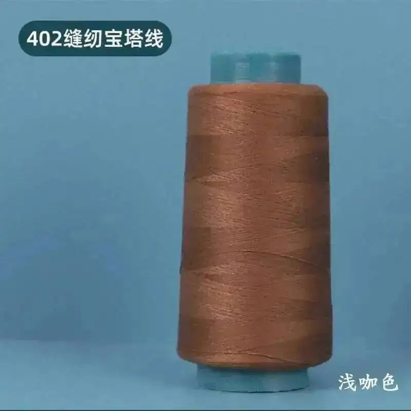 Stitching Sewing Hand Machines Industrial To Sewing Thread Supplies 2500Yards 402 Oasis Select Light Curry Color