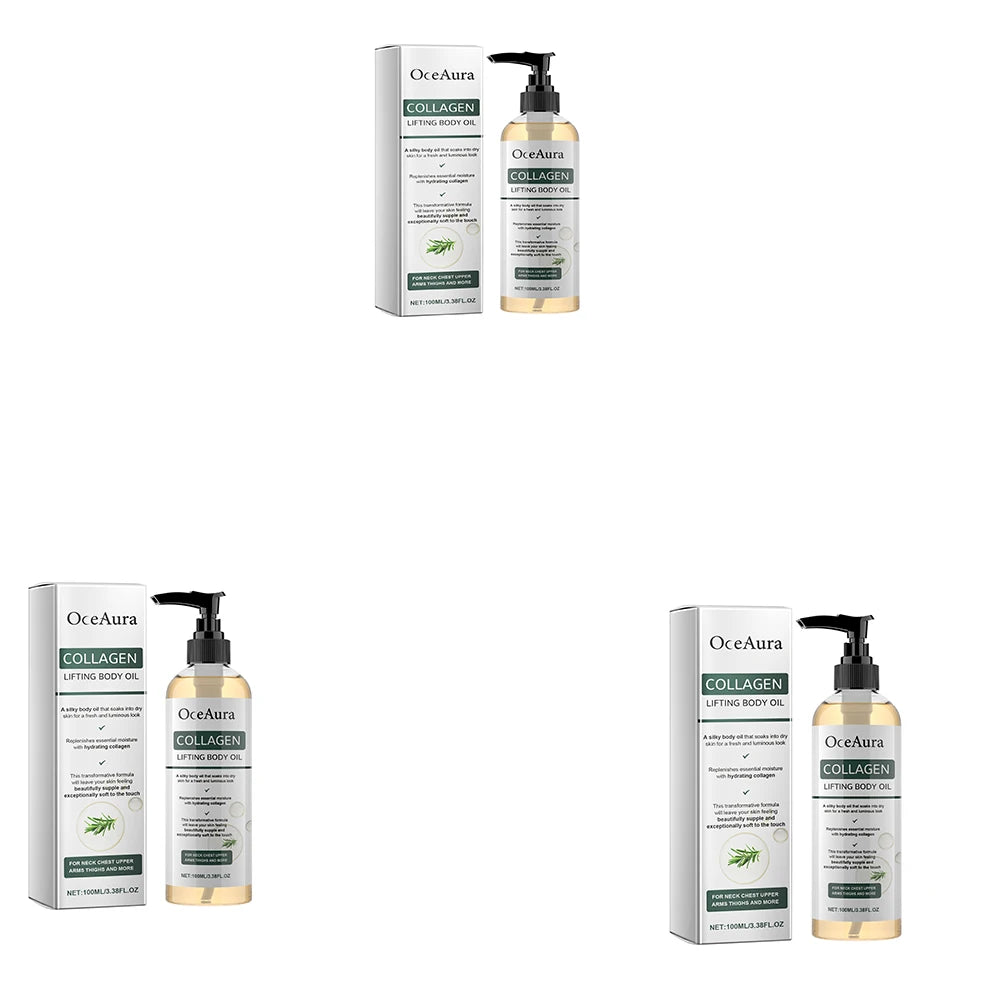 Collagen Firming Body Oil – Hydrating & Firming Skin Massage Oil Firming Body Oil Oasis Select 3pcs