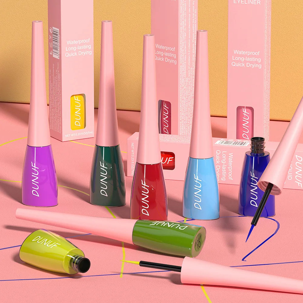 DUNUF 1 Pcs Waterproof Long-Wearing Liquid Eyeliner - Smudge-Resistant, Transfer-Proof, Perfect For Creating Dramatic Looks Oasis Select