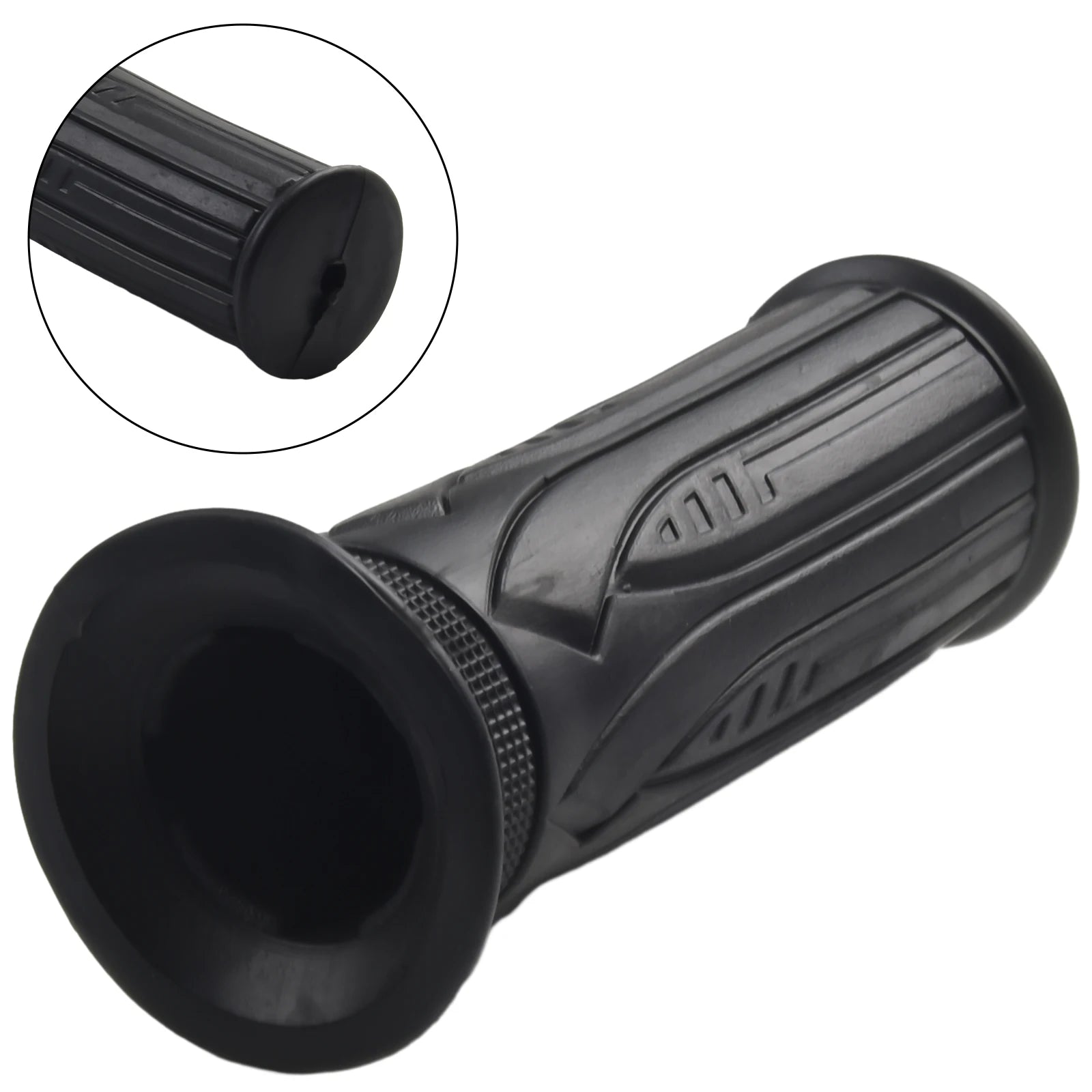 Sleek 36/48V E Bike Throttle with Integrated LED Display Ergonomic Scooter Bicycle Grip for Balanced Power Management Oasis Select