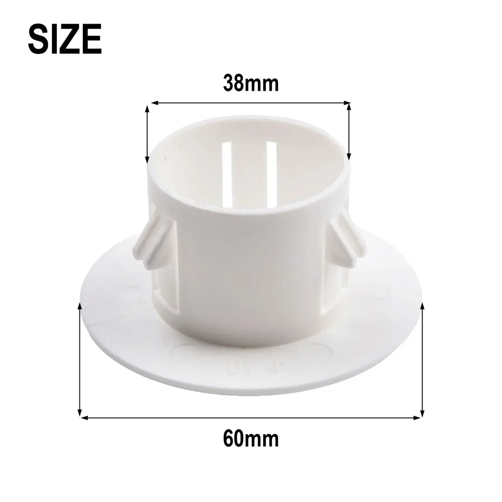 1pc Plastic Cover For Air Conditioning Holes Openings With Shutters Ventilation Grille Wall Hole Decoration 40-100mm Oasis Select 40mm