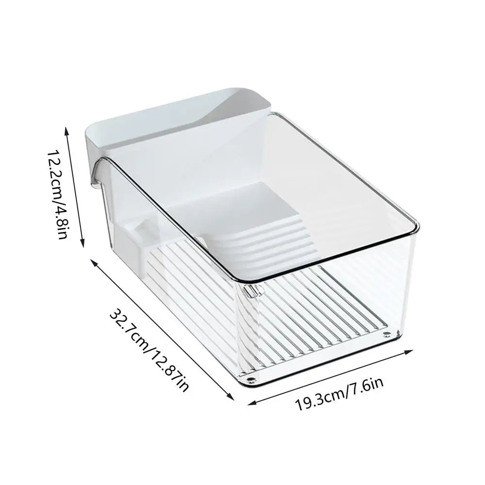 Small Turtle Tank Reptile Habitat Box Transparent Small Tortoise Breeding Box Reptile terrarium for Reptile Crab Science Class Oasis Select Clear