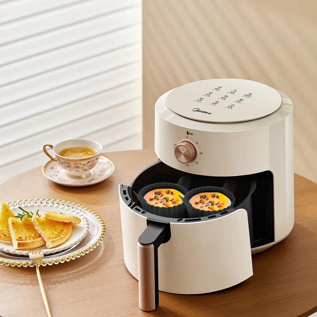 Silicone Air Fryer Egg Poacher Silicone Cupcake Baking Cups Ramekins For Air Fryer Ovens Air Fryer Silicone Basket Oasis Select