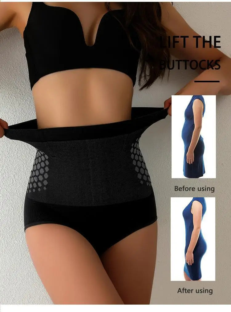 Warm Belly Slim Shaping Pants Abdomen Compression Waist Shaper Lift Slimming Underwear High Waist Tummy Control Shapewear Pants Oasis Select
