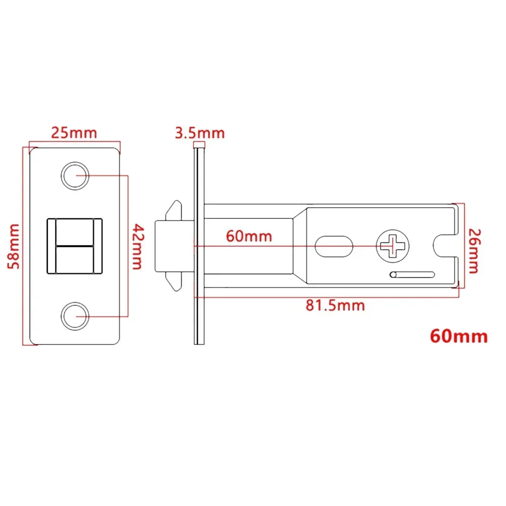 Flush Pocket Door Lock Zinc Alloy Gold Color with Privacy Indicators Contemporary Round Design for Residential Doors Oasis Select