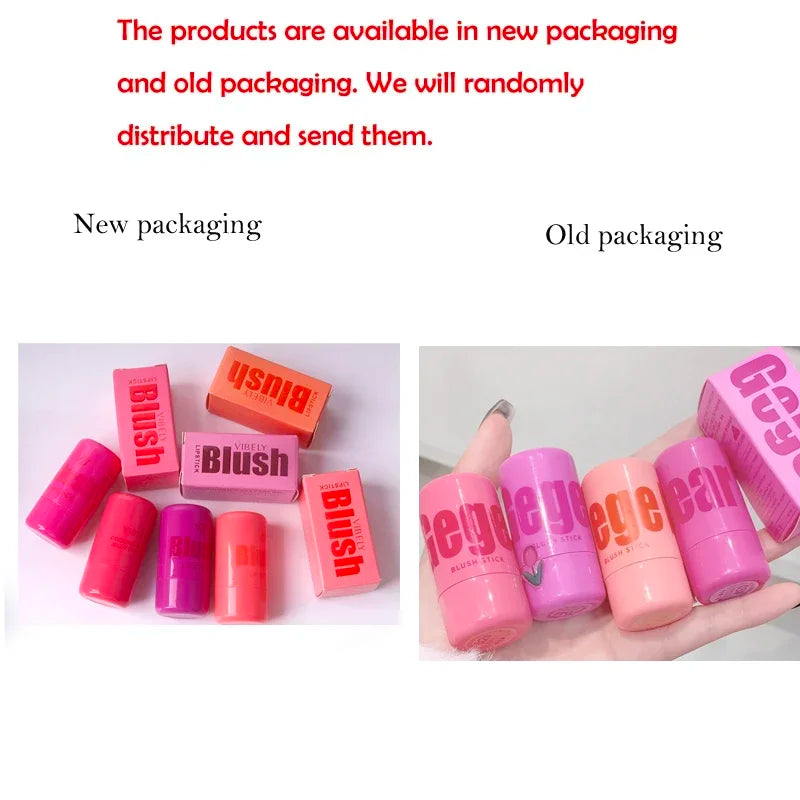 SAKSRAAR Lip & Cheek Blush Stick – Color-Changing Cream