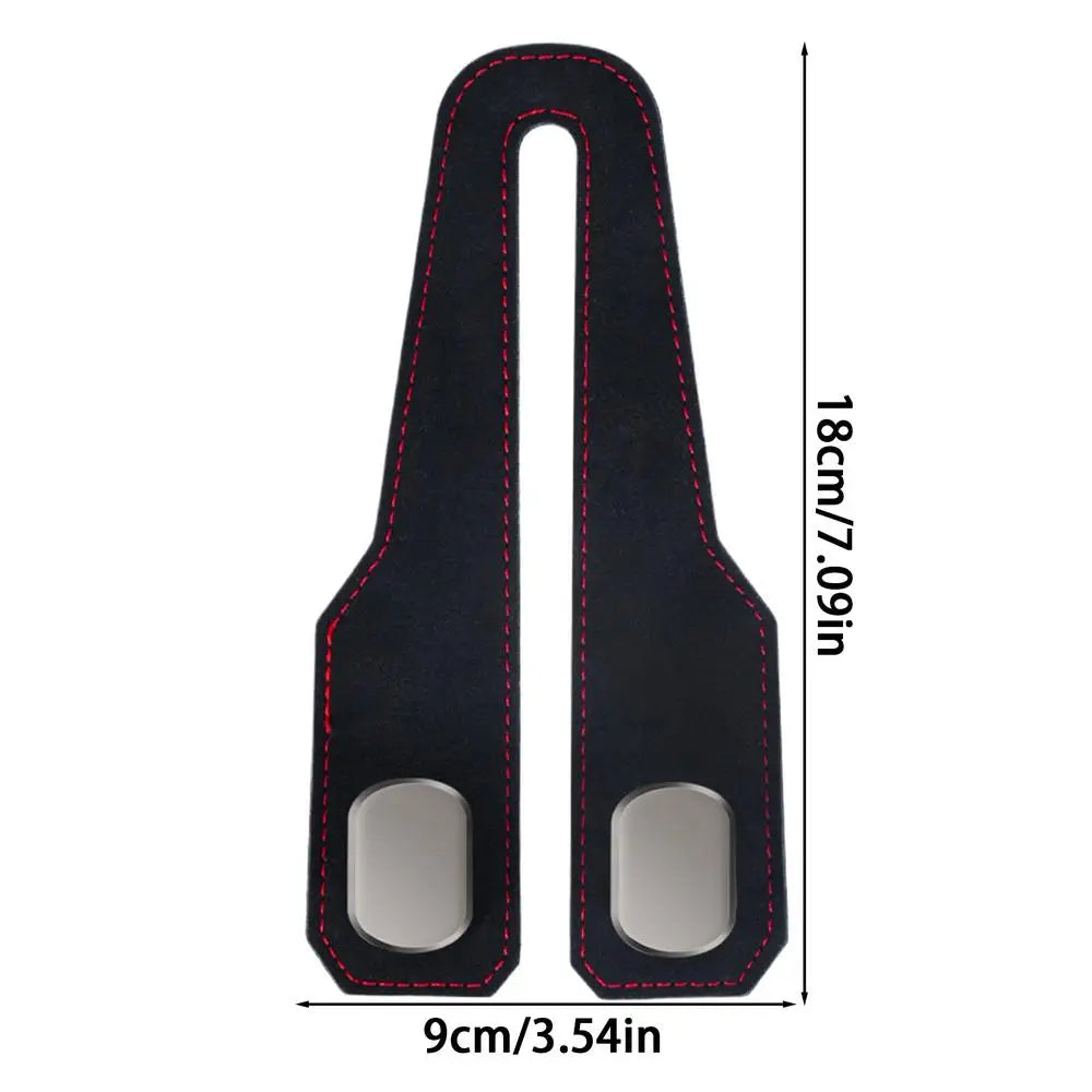 Car Headrest Hooks Hanger Multipurpose Adjustable for Bags Seat Back Organizer Holder Clips Auto Fastener Car Headrest Hook Oasis Select 1PC Black
