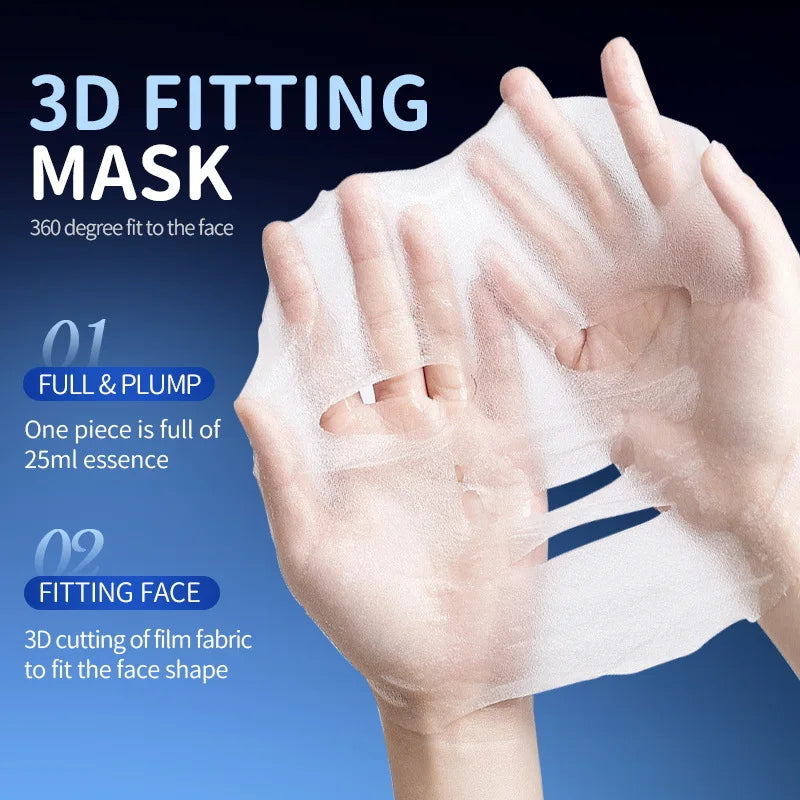 10-Pack Vitamin B5 Sheet Masks – Deep Hydration & Radiant Skin