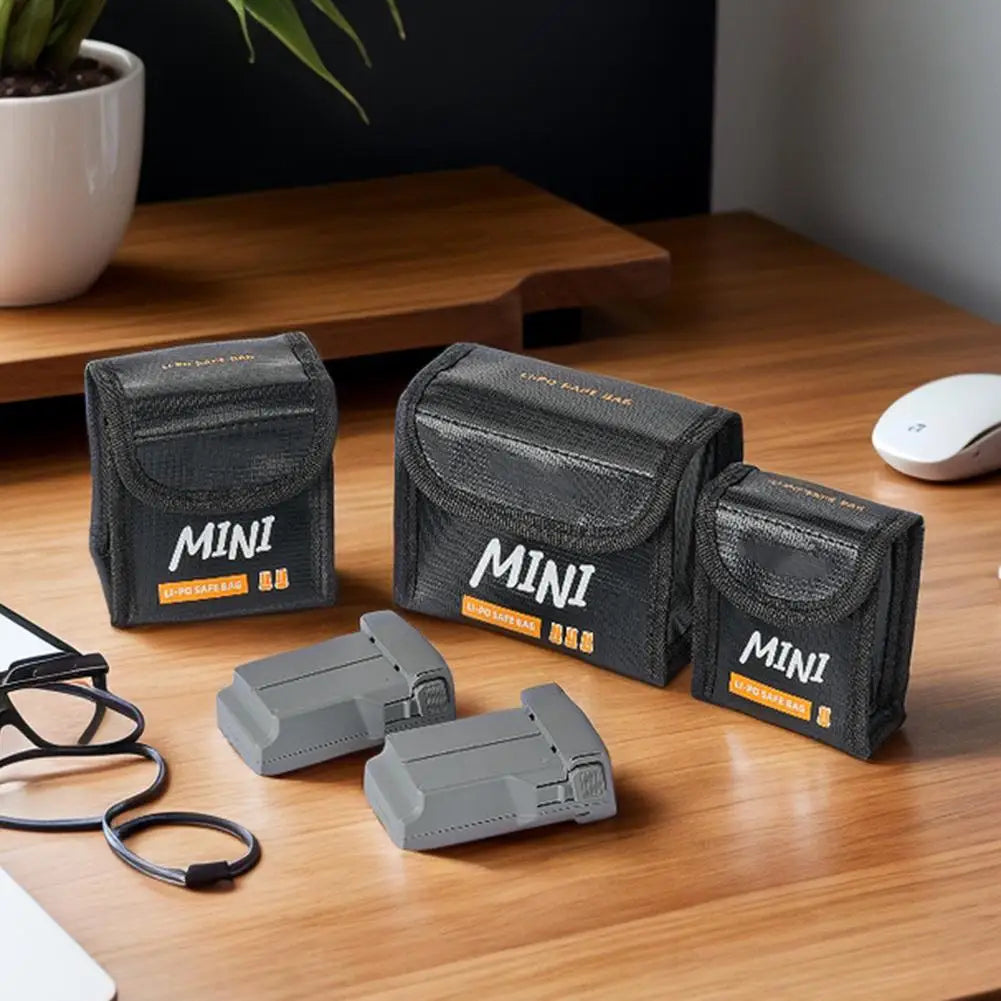 Flight Battery Safe Bag For DJI Mini 5/Mini 4 Pro/Mini 3 Pro/Mini 3 Protective Case Lithium Battery Safe Explosion-proof Bag Oasis Select