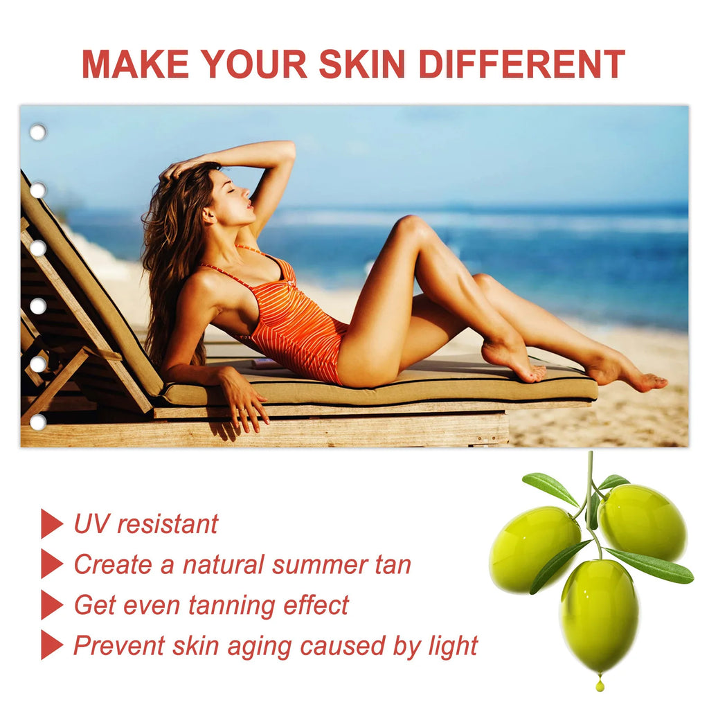 OceAura Tanning Accelerator Cream | Self Tanner & Bronzer 100g
