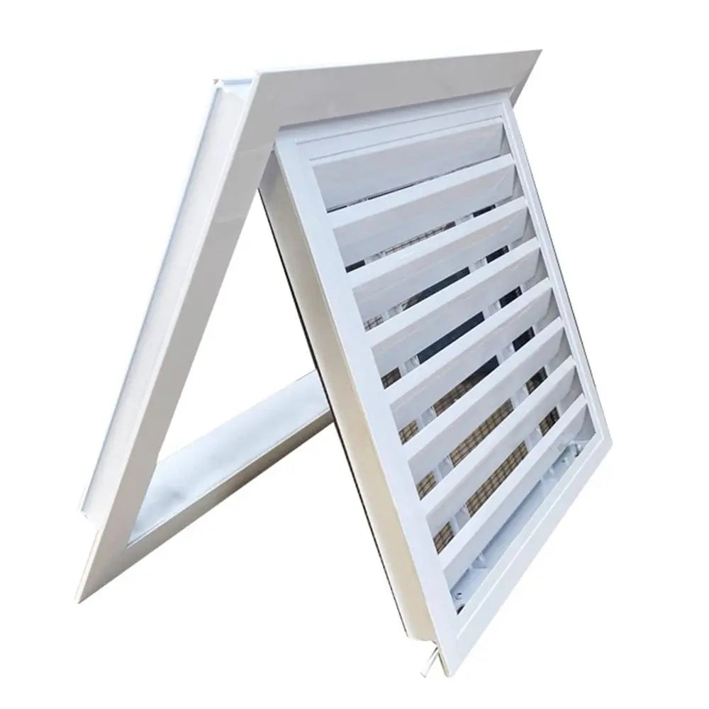 New Aluminum Alloy Air Vent Grille Square White Return Air Grill With Mesh Ventilation Grille Exterior Walls Oasis Select
