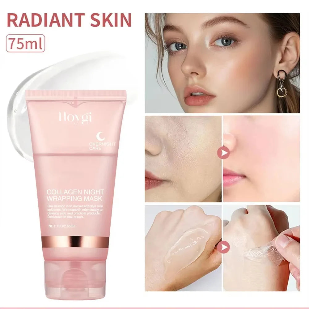 Collagen Overnight Peel-Off Face Mask – Hydrating & Firming Collagen Face Mask Oasis Select