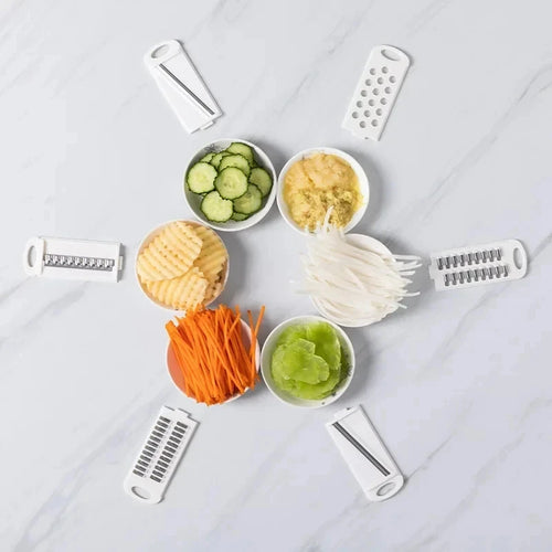 9 in 1 Vegetable Cutter Multi-Functional Potatoes Manually Cut Shred Slicer Grater Kitchenware Acceesories Tools Oasis Select
