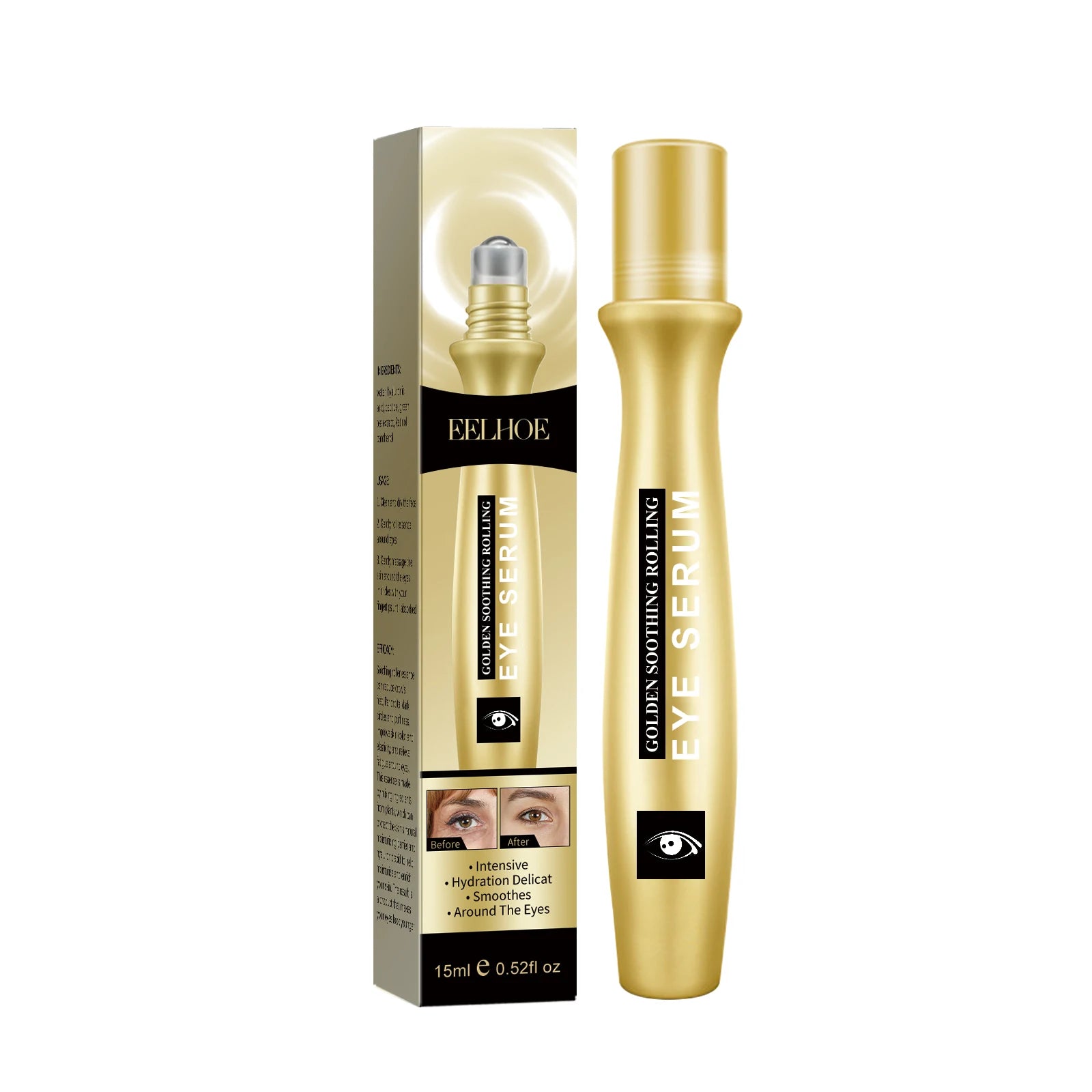 Firming Hydrating Eye Roller Serum – Brightens & Smooths
