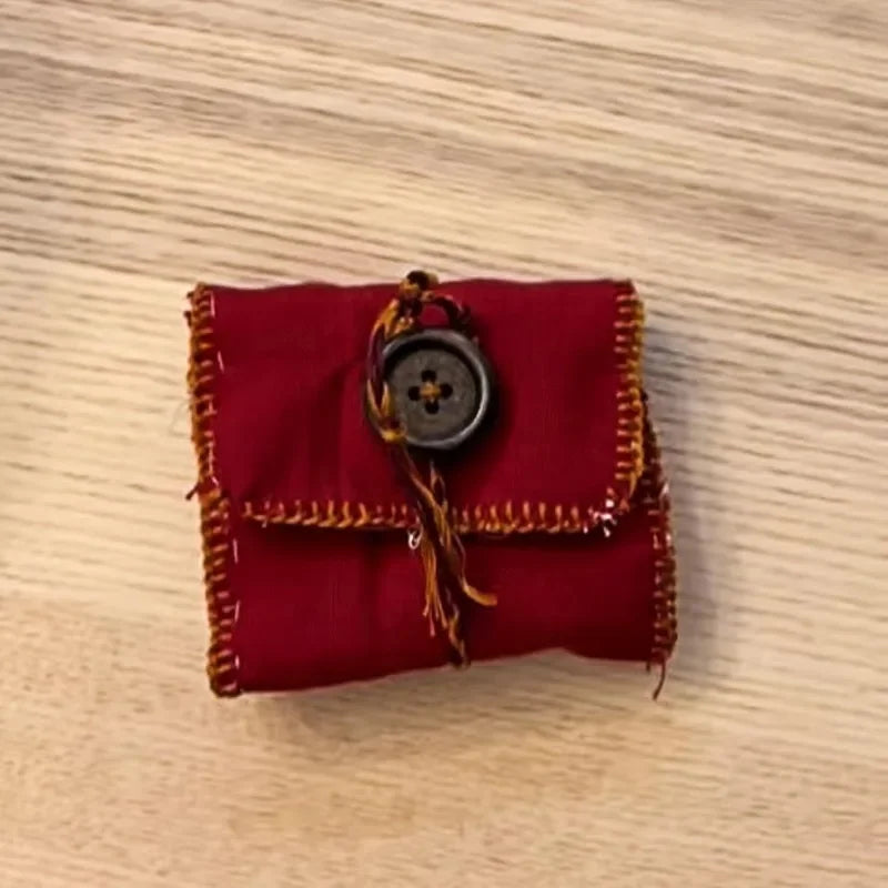 Cross Knit Prayer Pocket Shrine with Silver Cross Inside Christian Holy Storage Bag Home Decoration Faith Based Gift Oasis Select
