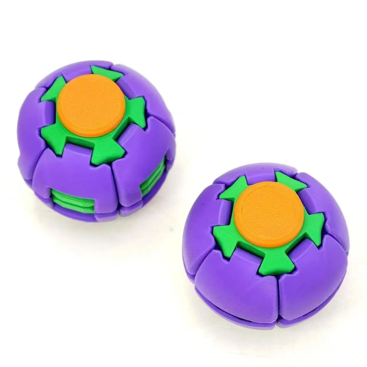 3D Gear Ball Fidget Toy Spiral Stress Relief Sensory Toy For Kids Adults Christmas Birthday Party Gifts Anxiety Relief Toys Oasis Select 1 pcs green purple