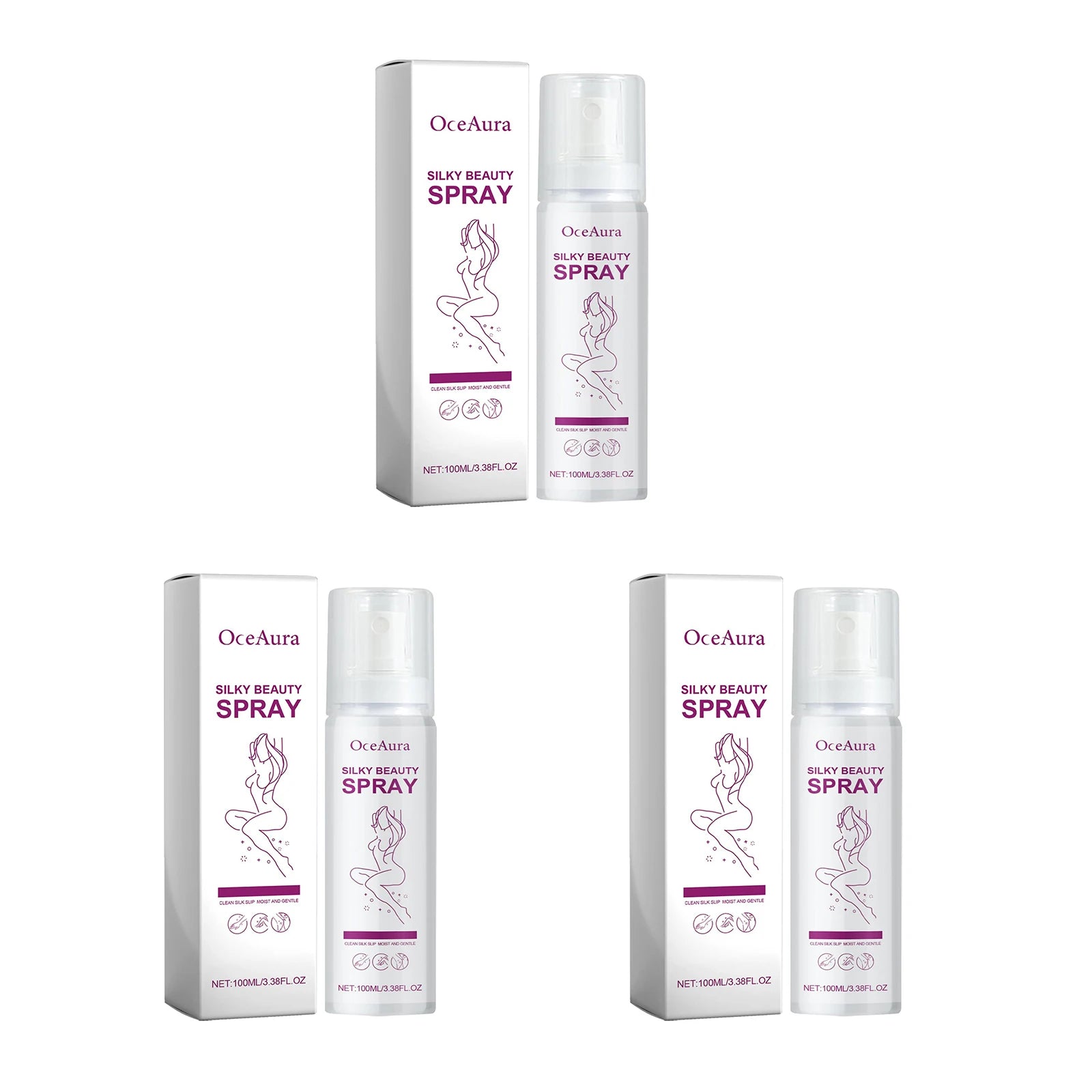 OceAura Painless Hair Removal Spray – Depilatory Mousse Cream Depilatory Mousse Spray Oasis Select 300ml boxed