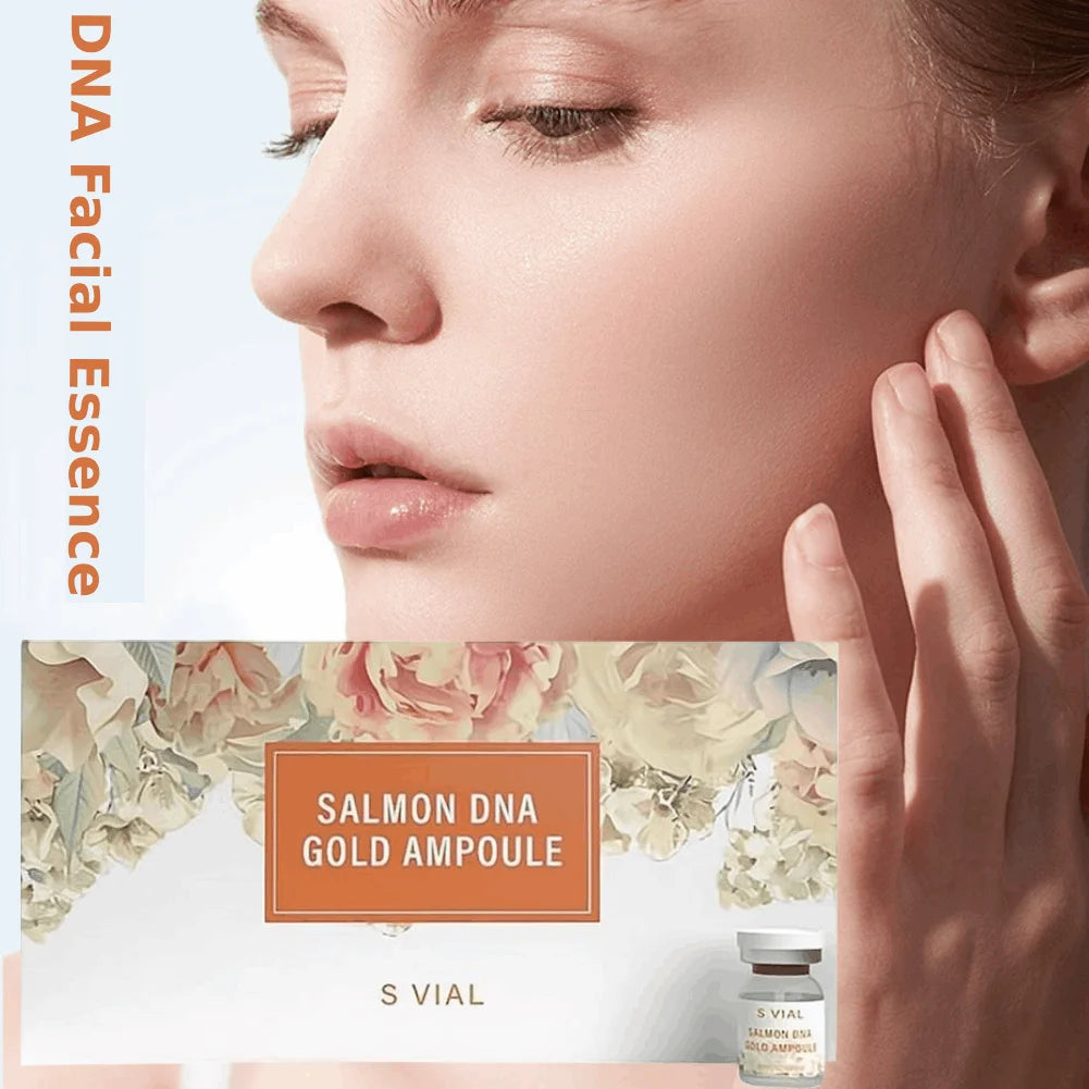 Salmon DNA Gold Ampoule Serum Kit – Brightening & Anti-Aging Face Serum Kit Oasis Select
