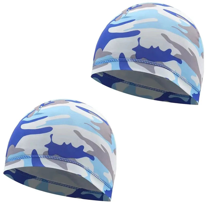 1/2pcs Quick Dry Helmet Cycling Cap Anti-UV Anti-Sweat Sports Hat Motorcycle Bike Riding Bicycle Cycling Hat Unisex Inner Cap Oasis Select 14-2pcs