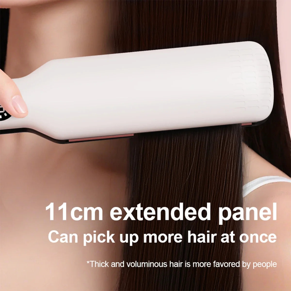 URGGU Wide Plate Hair Straightener – Oil Coating & PTC 60W