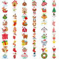 54pcs Christmas Temporary Tattoo Stickers for Kids – Holiday Set Temporary Tattoo Stickers Oasis Select 1A-3X3cm