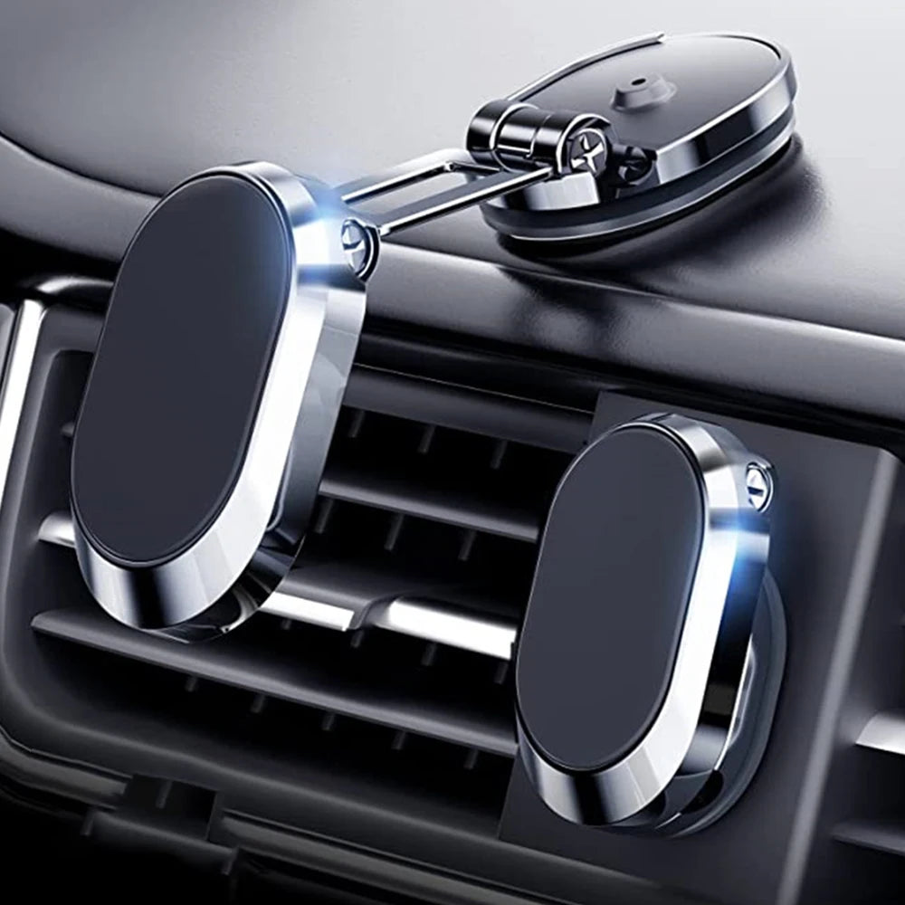 Magnetic Car Phone Holder Magnet Smartphone Mobile Stand Cell GPS For iPhone 15 14 13 Pro Max X Xiaomi Mi Huawei Samsung LG Oasis Select