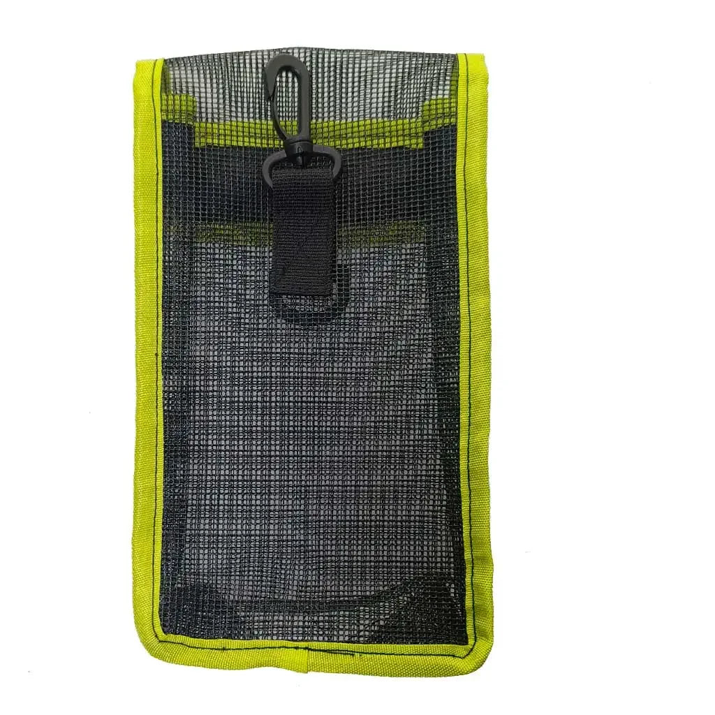 Scuba Diving SMB Storage Bag Tech Cave Diving Signal Tub Reel Snap Sausage Buoy Diver Safety Marker Buoy Mesh Carry Pouch Oasis Select
