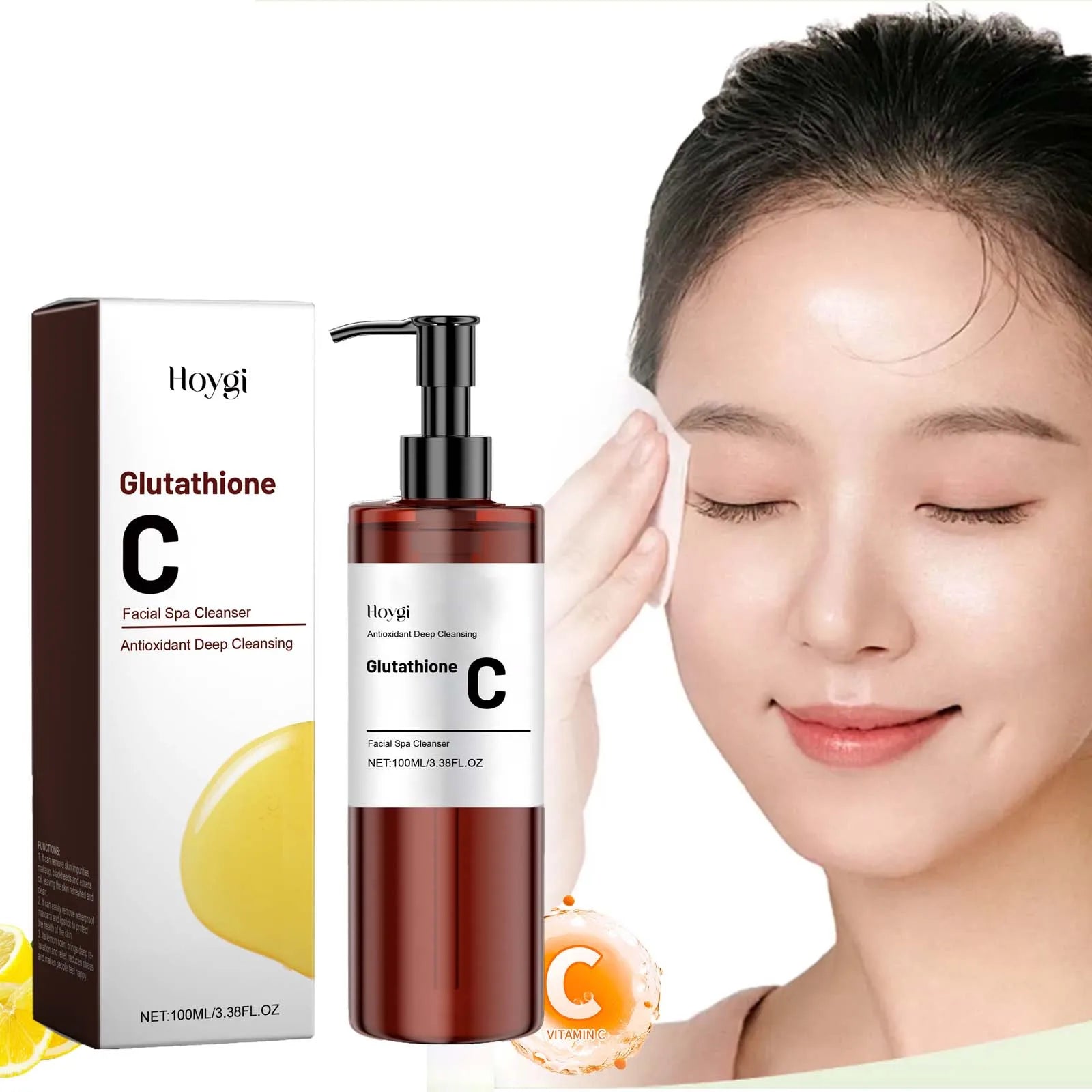 Vitamin C Cleansing Oil Makeup Remover Oil Deep Cleansing Pore Dirt Remove Blackhead Non-greasy Smooth Refreshing Cleansing Oil Oasis Select