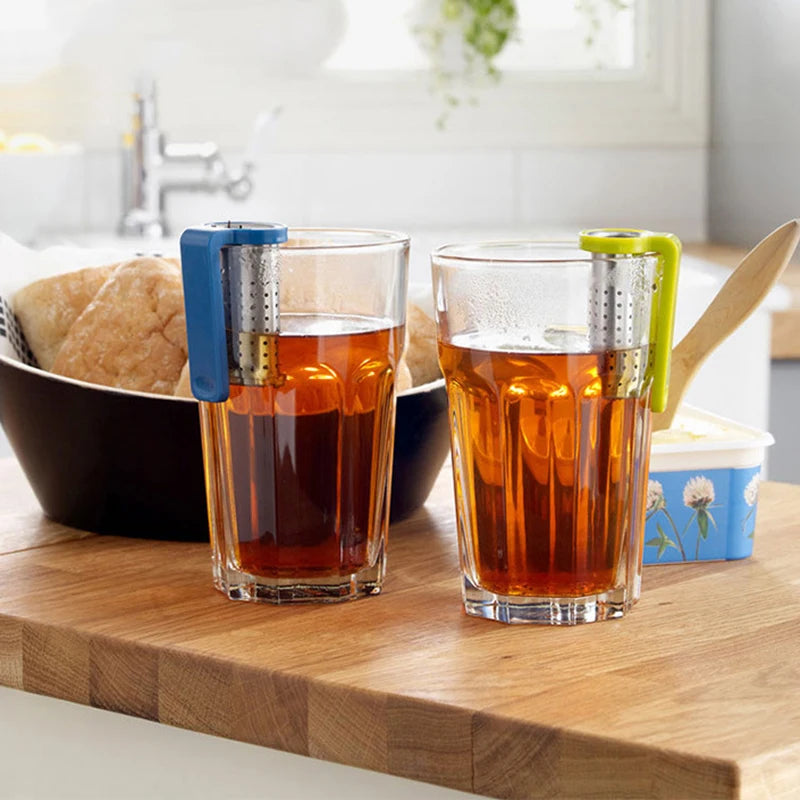 Creative Tea Filter Thickened Heat-Resistant 304 Stainless Steel Tea Strainer Teaware Filter Screen Tea Brewing Essential Oasis Select