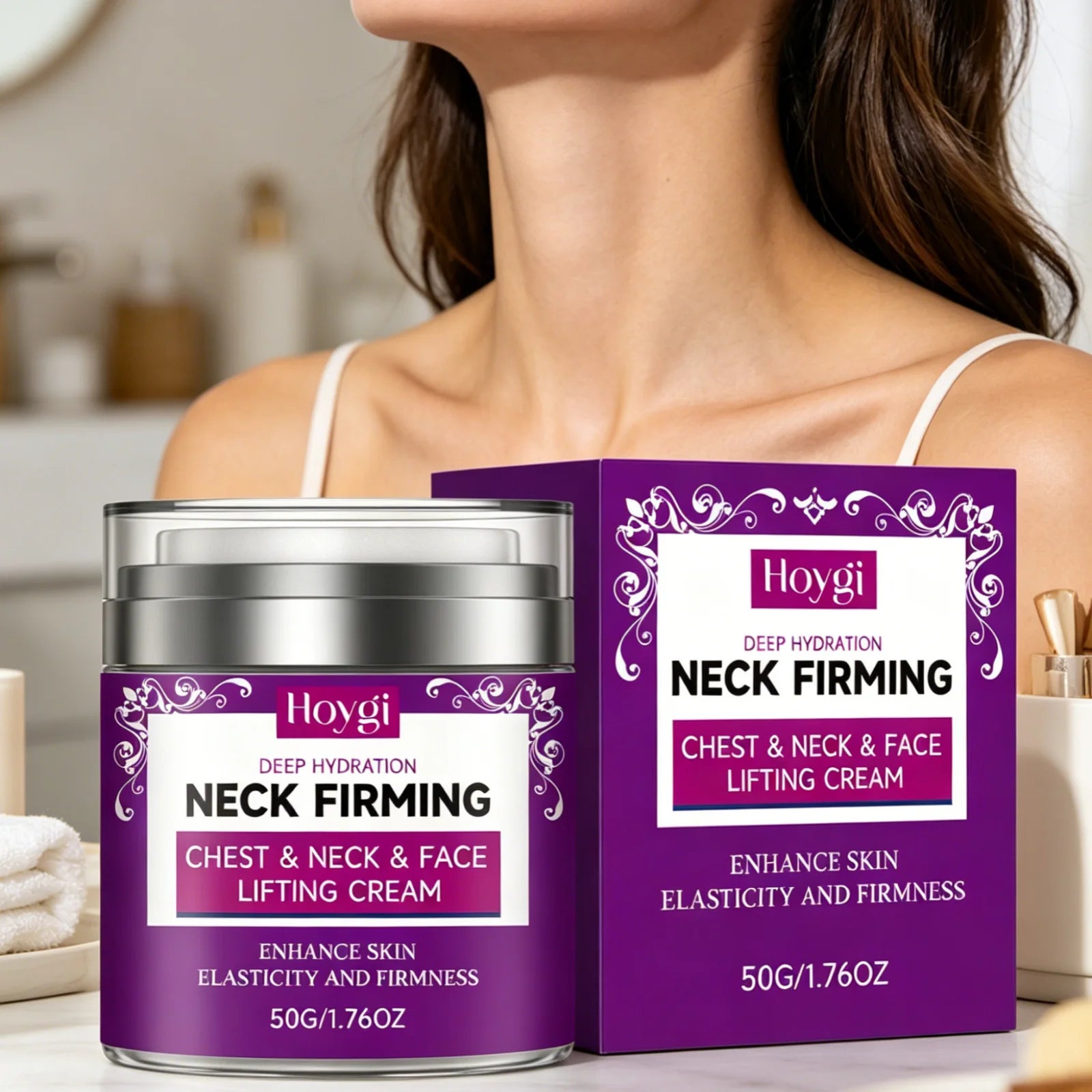 Hoygi Neck Firming Cream – Anti-Aging Lift & Moisturizer 50g Neck Firming Cream Oasis Select