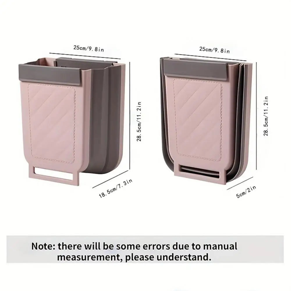 1 Pcs Trash Can, Hanging Telescopic Trash Can,Folding Cabinet Door Sorting Multifunctional Trash Can Suitable for Kitchen Car Oasis Select