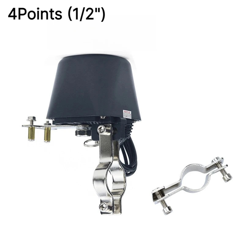 Adjustable Manipulator Shut Off Ball Valve 1/2" 3/4" 1" Electric Automatic DN15/DN20/DN25 for Alarm Gas 12V 1A Water Pipeline Oasis Select 1l2 Black