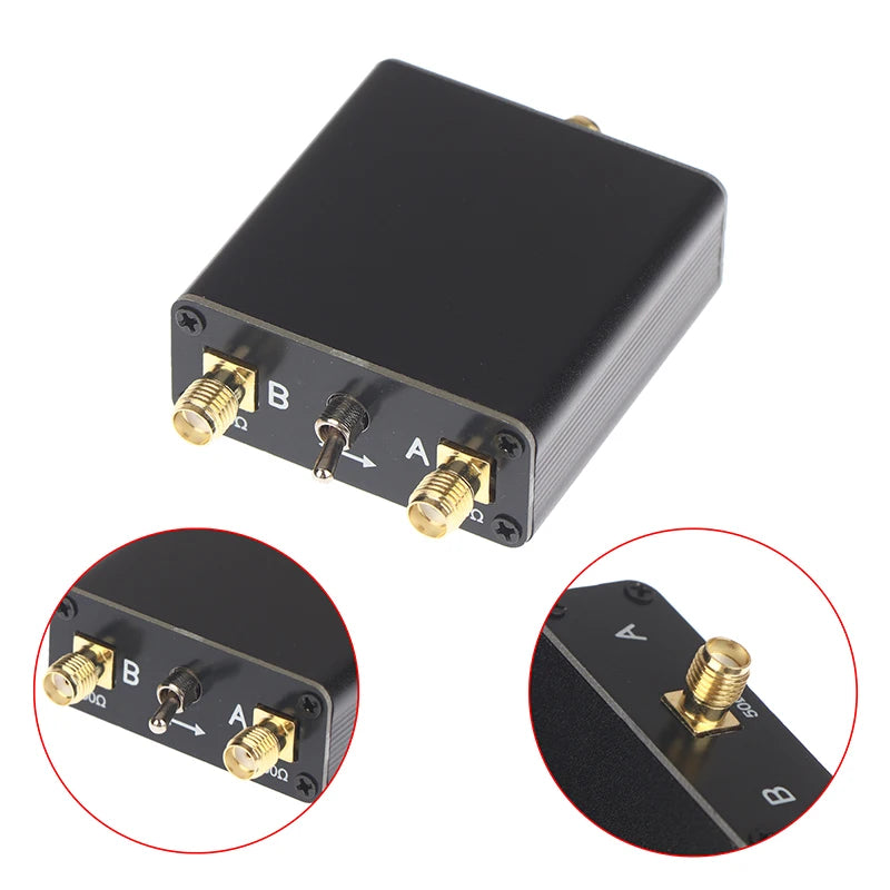 New Manual Aantenna Switch RF Switch High Frequency Switch 10W Portable SMA Transceivers Radio Switch Oasis Select Default Title