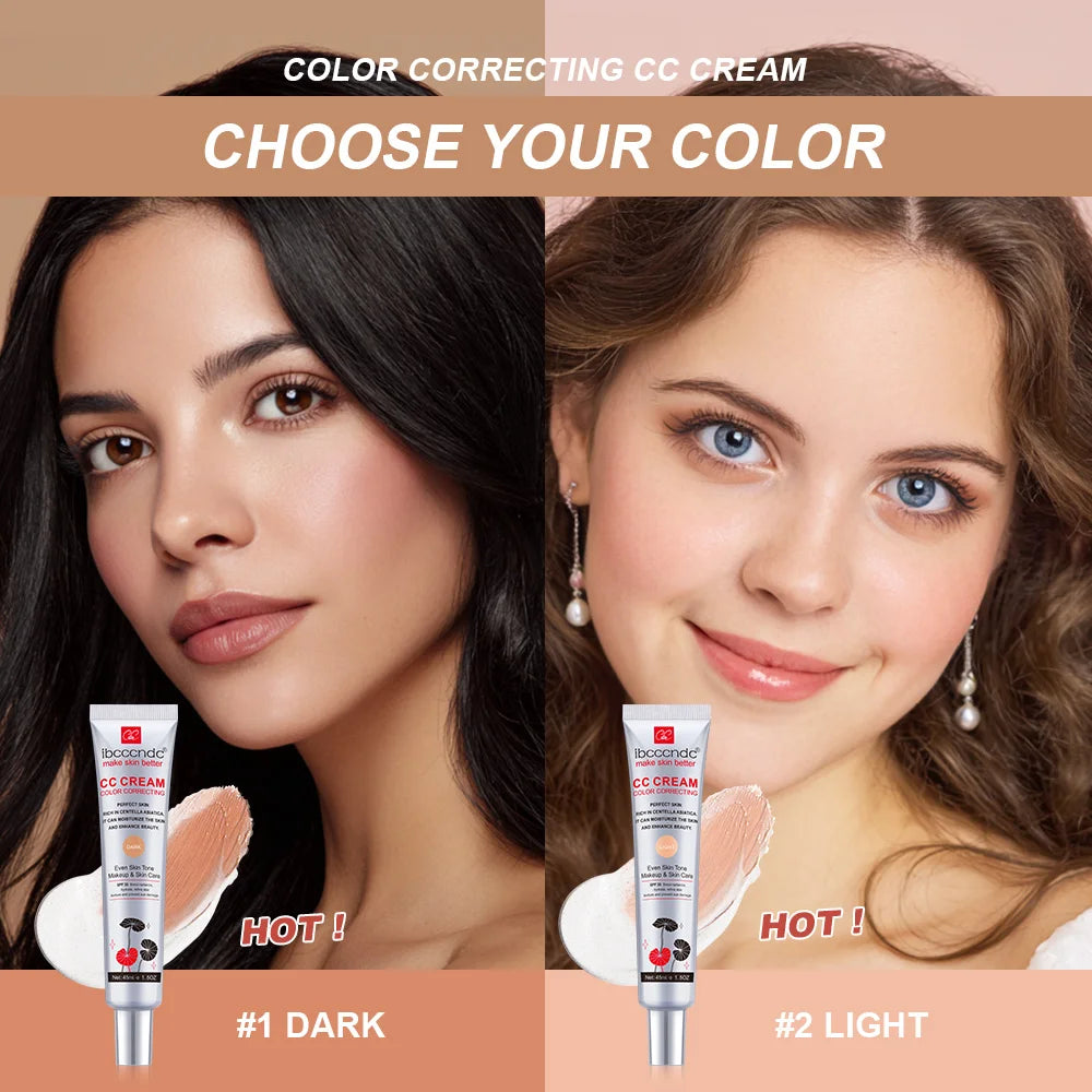 CC Cream Color Correcting Tone-Evening Korean Skincare Makeup Moisturizing Lightweight Natural Luminous Finish Foundation Base Oasis Select