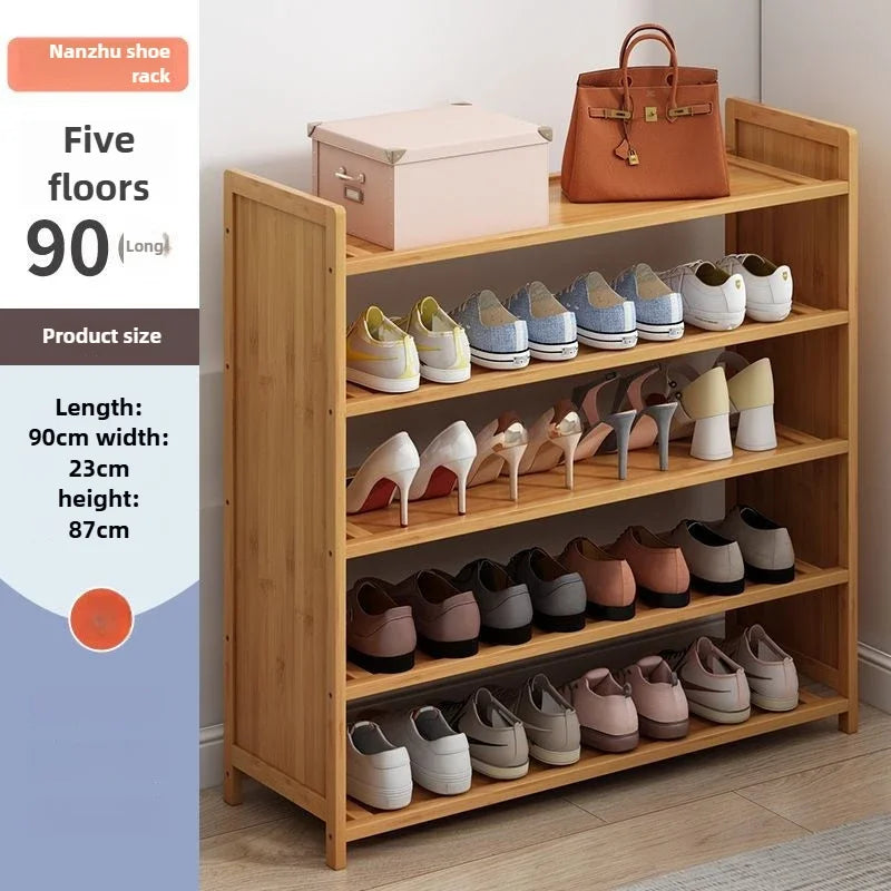 Multi-functional Space-saving shoe rack Multi-layer bamboo shoe rack Storage dust-proof storage shoe rack Oasis Select Fifth floor D