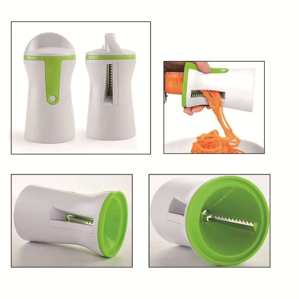Vegetable Spiralizer Multi-Functional Vegetable Spiral Slicer Cutter Zucchini Shredder Grater Kitchen Gadgets Oasis Select
