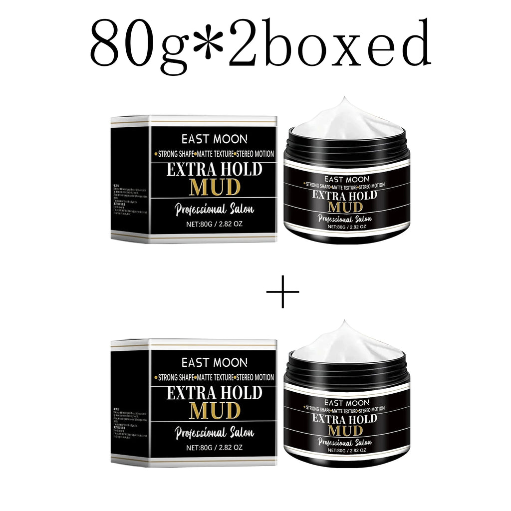 East Moon Keratin Hair Styling Cream – Strong Hold Matte Finish Hair Styling Cream Oasis Select 80g X 2boxed