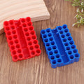 2pcs Bit Holder 32 Holes Bit Hex Shank Organiser Screwdriver Bit Holder Drill For Storage For 6.35MM Shank Storage Box Oasis Select C
