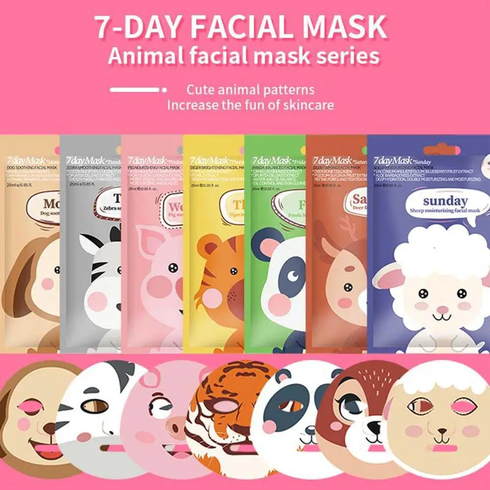 Animal Print Sheet Mask – Collagen & Hyaluronic Acid Hydration Hydrating Sheet Mask Oasis Select