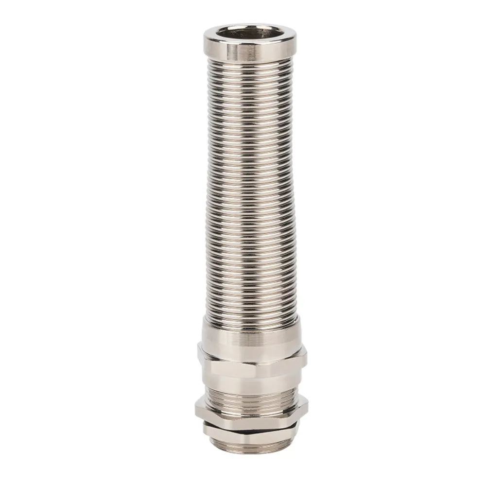 Anti-bending Cable Gland Nickel Plated Brass Waterproof Joint IP68 Seal Jiont LED Lamp Connector PG7 PG9 PG11 PG13.5 PG16 PG21 Oasis Select
