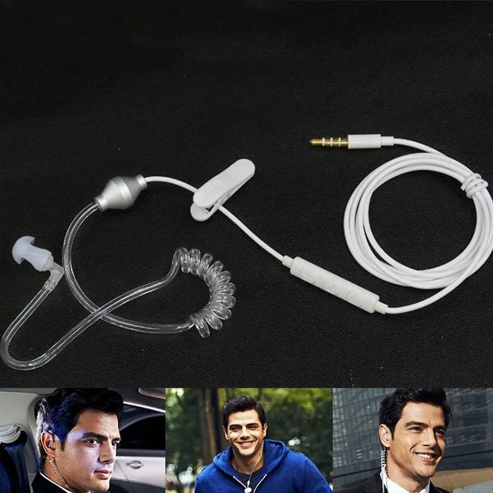 FBI Style Cool In-ear Headset Radiation Protection Earphone Monitor Earpiece Talkabout Mini Walkie Air Duct Earbuds Oasis Select