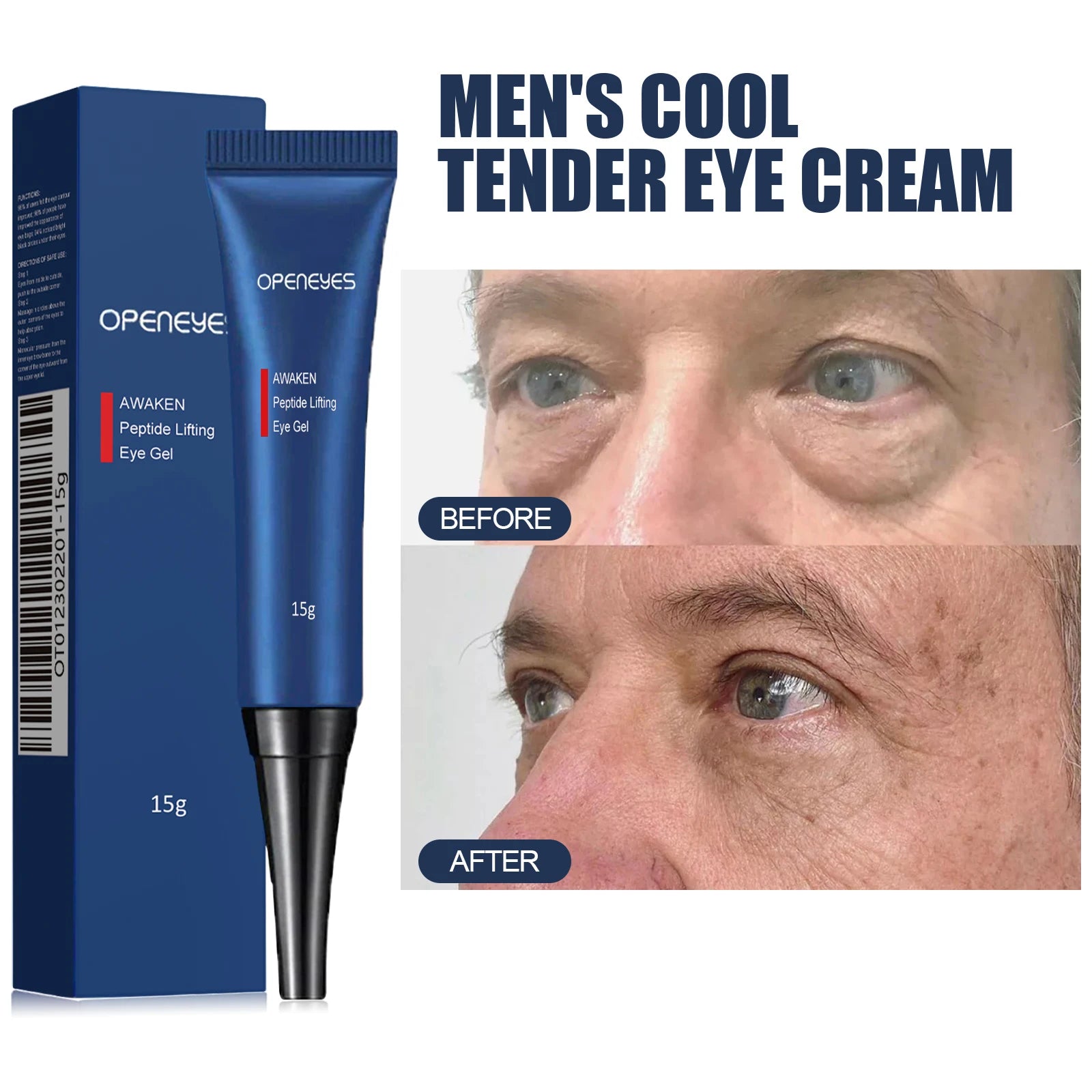 Awaken Peptide Eye Gel – Firming, Brightening & Lifting 15g Eye Gel Treatment Oasis Select