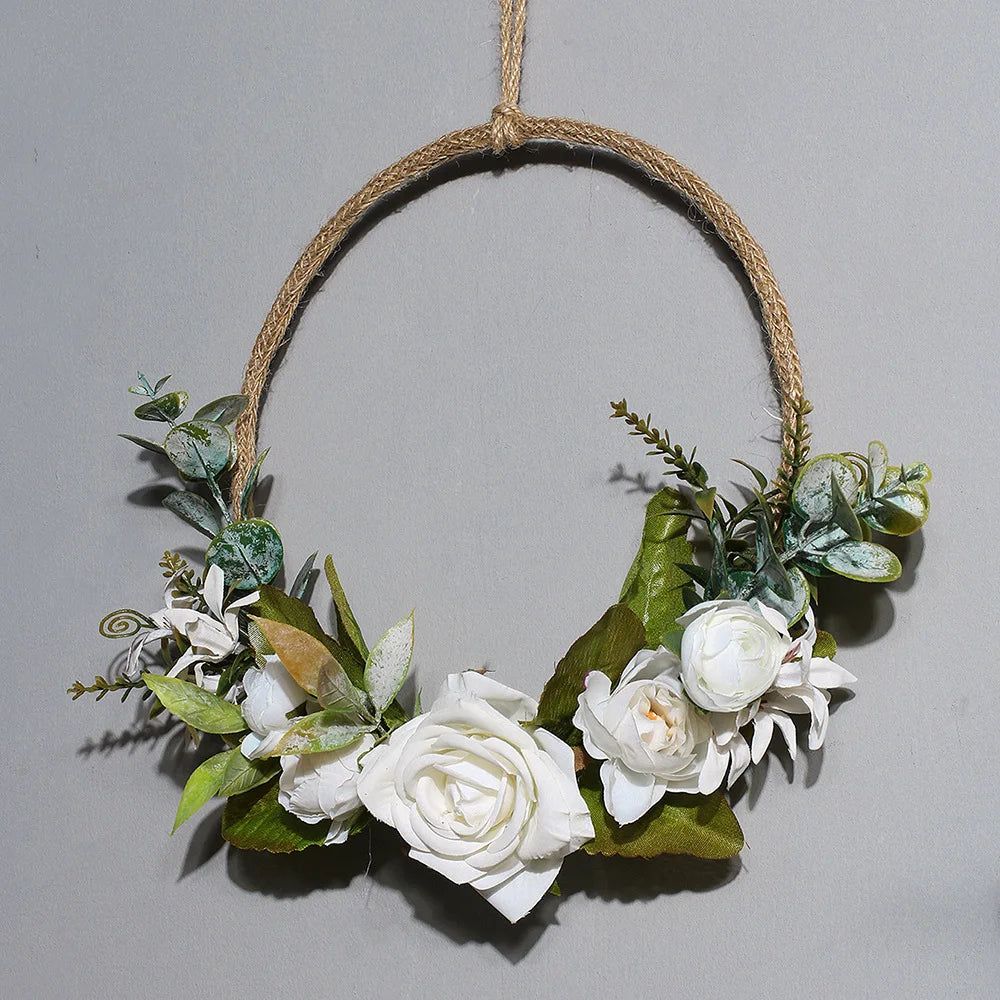 Nordic Wind Simulation Garland Wall Decoration Flower Photo Props Room Decor Oasis Select