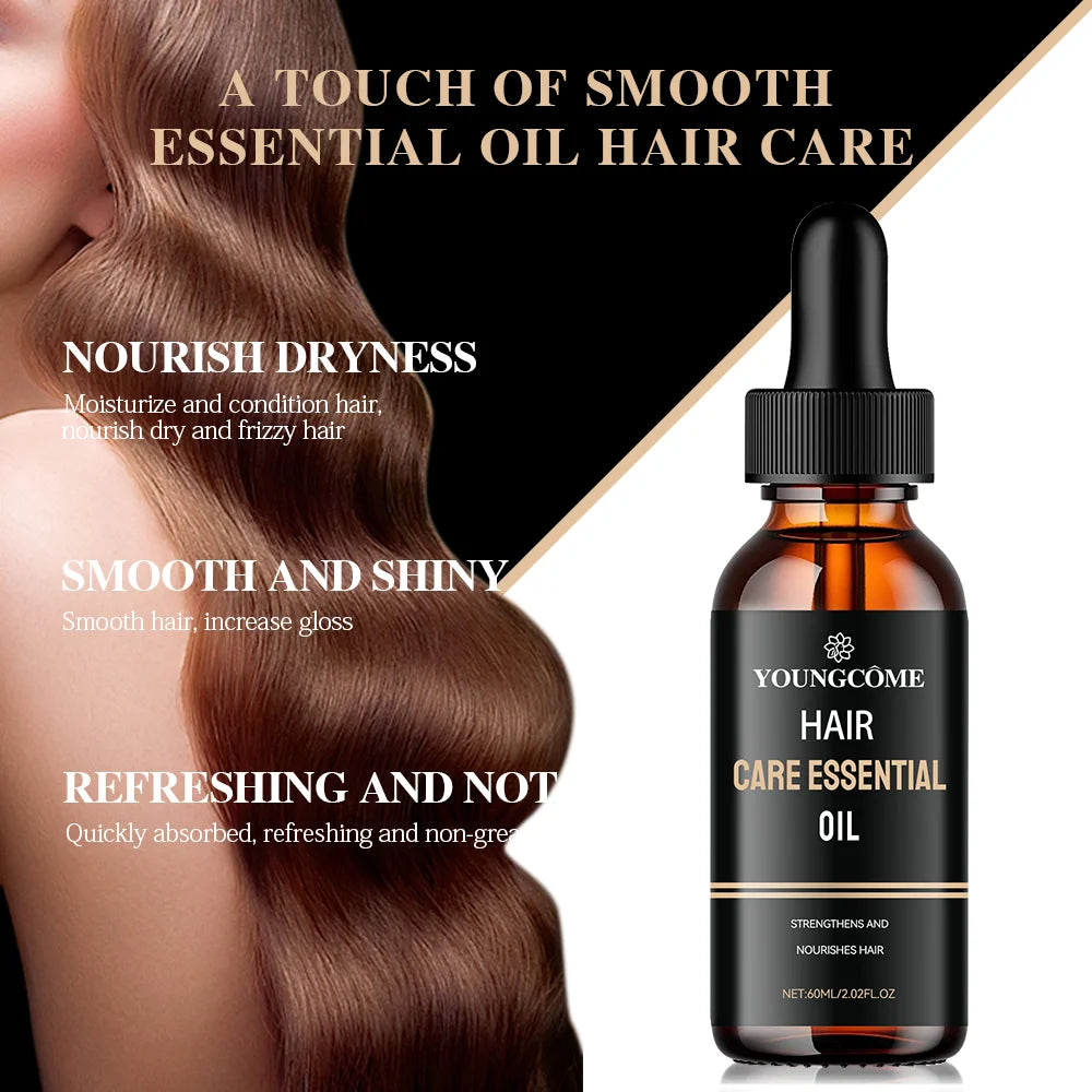 Hair Care Essential Oil For Damaged Hair Repairing,Promote Hair Shine and Nourishes Hair Healthy with Natural Rosemary Essence Oasis Select