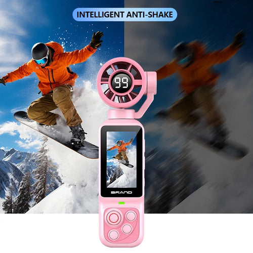 1080p Pocket Vlog Camera – 180° Rotatable Lens & Cooling Fan Pocket Vlog Camera Oasis Select