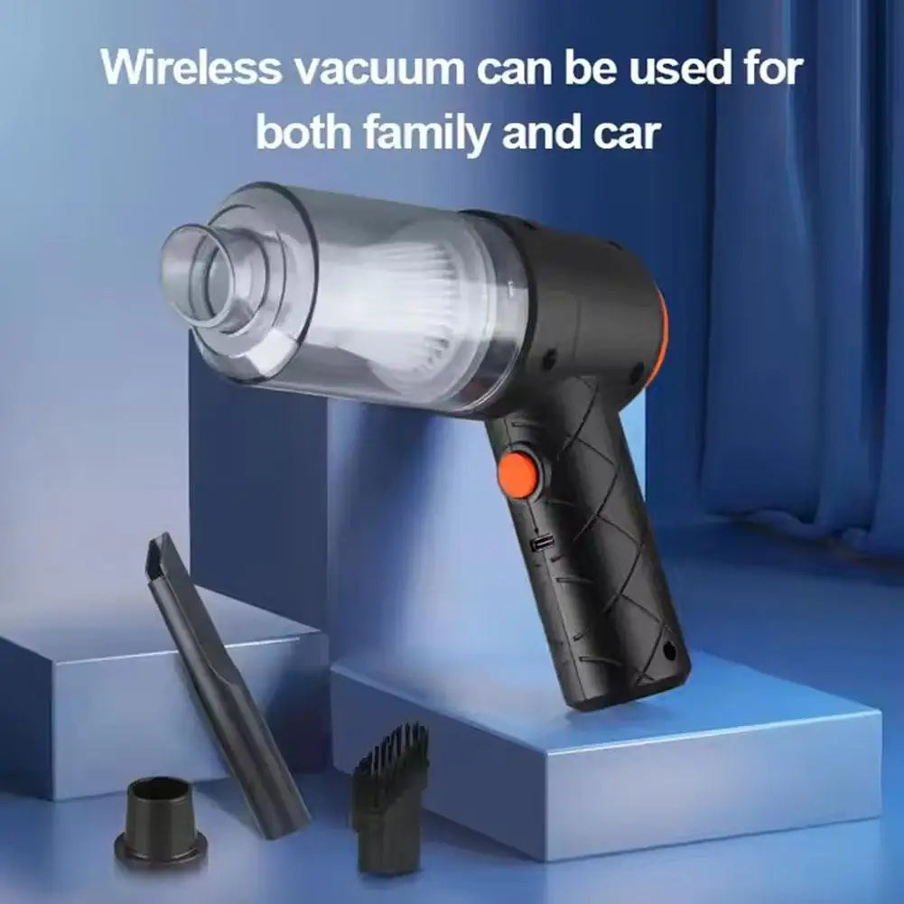 Wireless Car Vacuum Cleaner 120W Cordless Dust Handheld Auto Portabale Vacuum High-power Vacuum Cleaner For Home Office Car Oasis Select