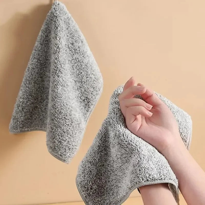 5pcs - Household Japanese style thickened absorbent towel Oasis Select gray 5pcs