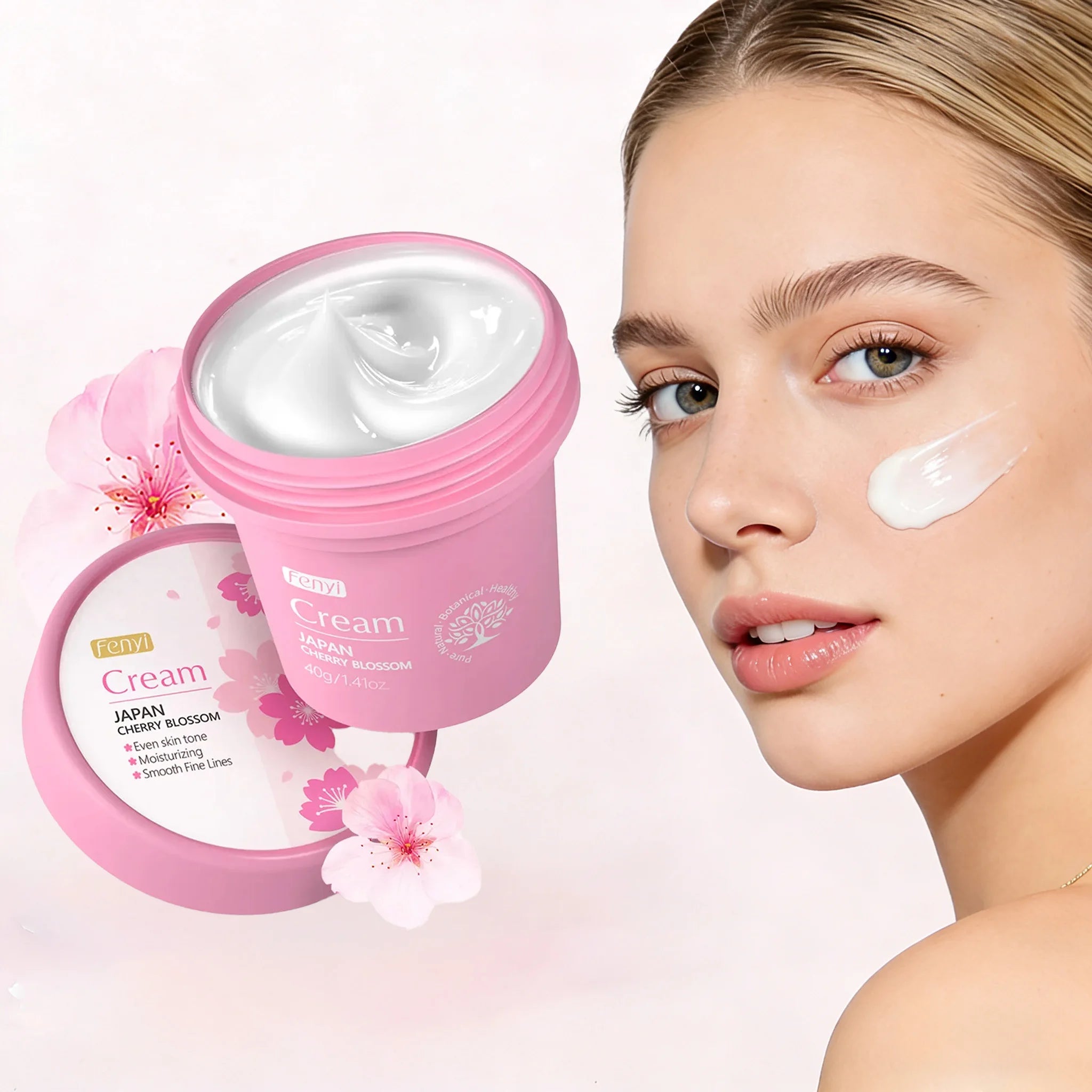 Cherry Facial Skin Moisturizer Cream Anti Dryness Skin Nourishment Long Lasting Moisturization Rich Cream Winter Skincare 40g Oasis Select