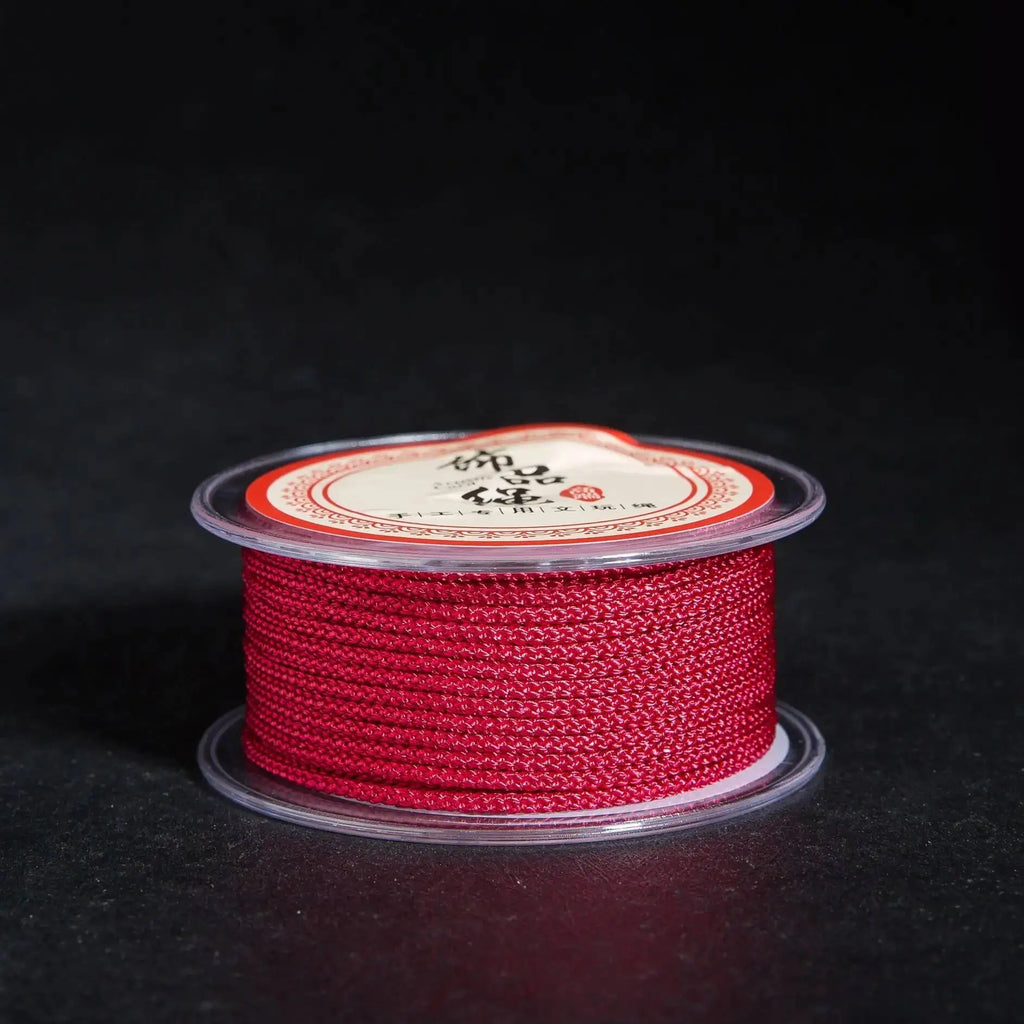 Thread Handmade DIY Necklace Hanging Rope Bead Stringing Braided Rope Oasis Select M102 Cherry Red 2.0mm- 12m